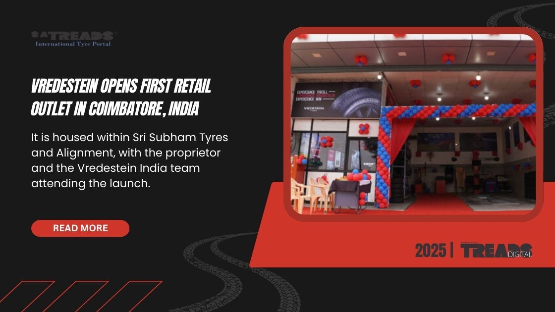 Vredestein Opens First Retail Outlet in Coimbatore, India