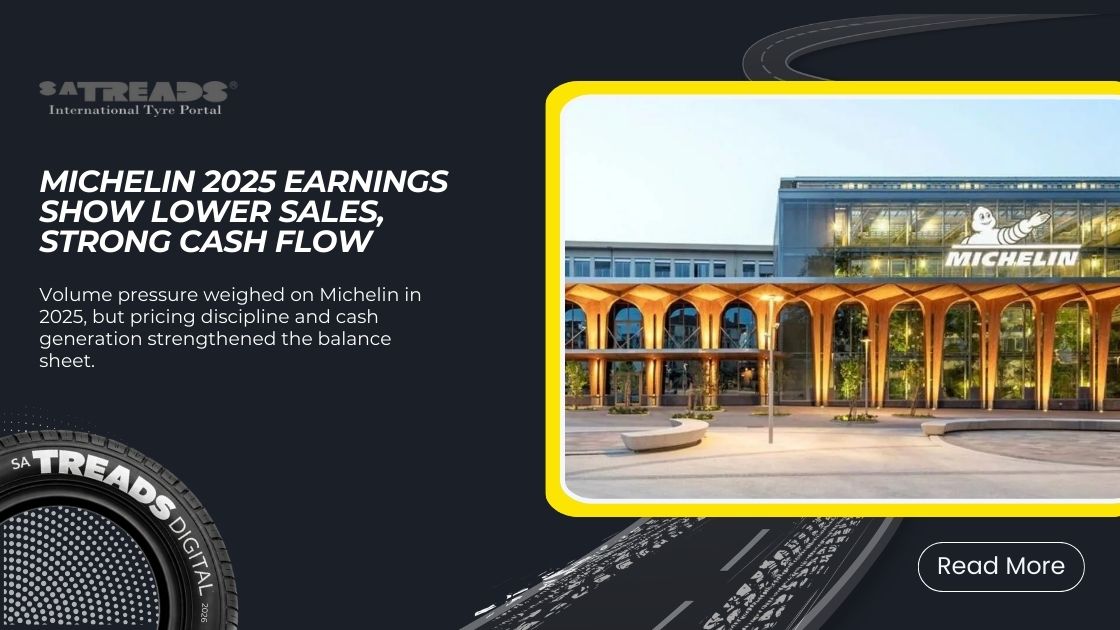 Michelin 2025 Earnings Show Lower Sales, Strong Cash Flow