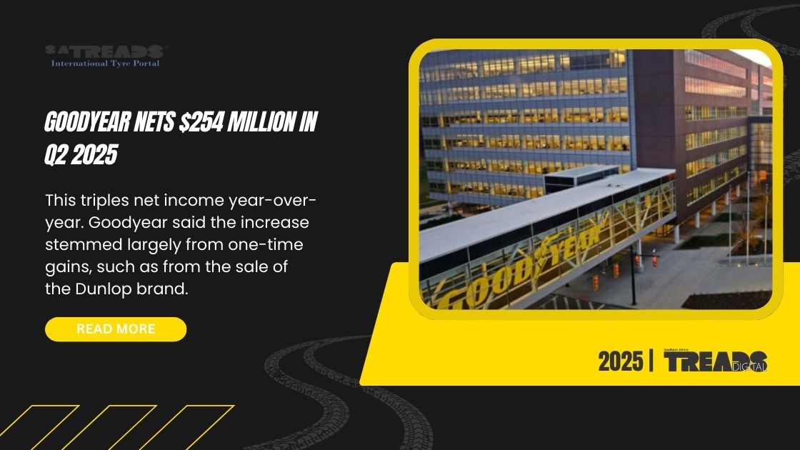 Goodyear Nets $254 Million in Q2 2025