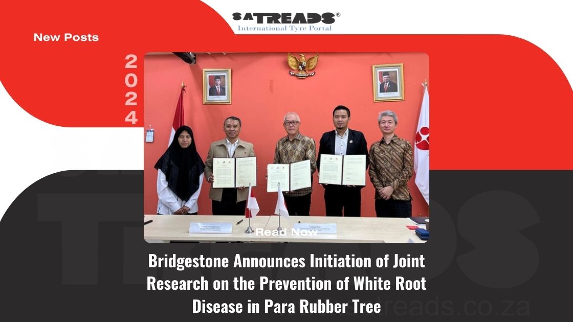 Bridgestone Announces Initiation of Joint Research on the Prevention of White Root Disease in Para Rubber Tree