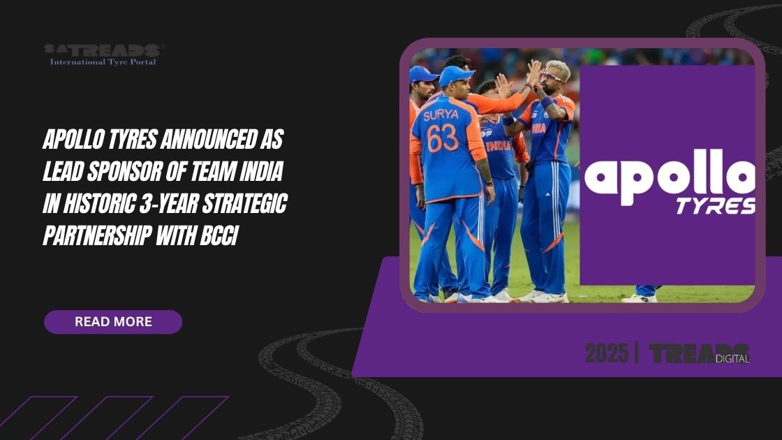 Apollo Tyres Announced as Lead Sponsor of Team India in Historic 3-Year Strategic Partnership with BCCI