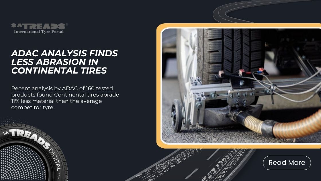 ADAC Analysis Finds Less Abrasion in Continental Tires