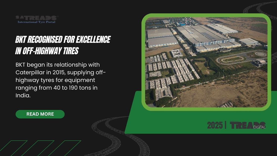 BKT Recognised for Excellence in Off-Highway Tires