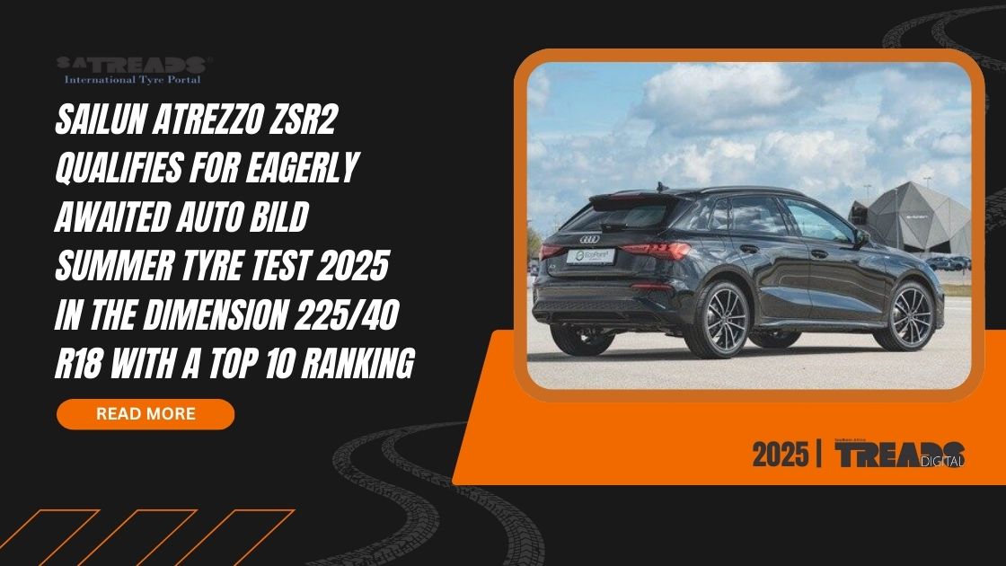 Sailun Atrezzo ZSR2 qualifies for eagerly awaited AUTO BILD summer tyre test 2025 in the dimension 225/40 R18 with a top 10 ranking