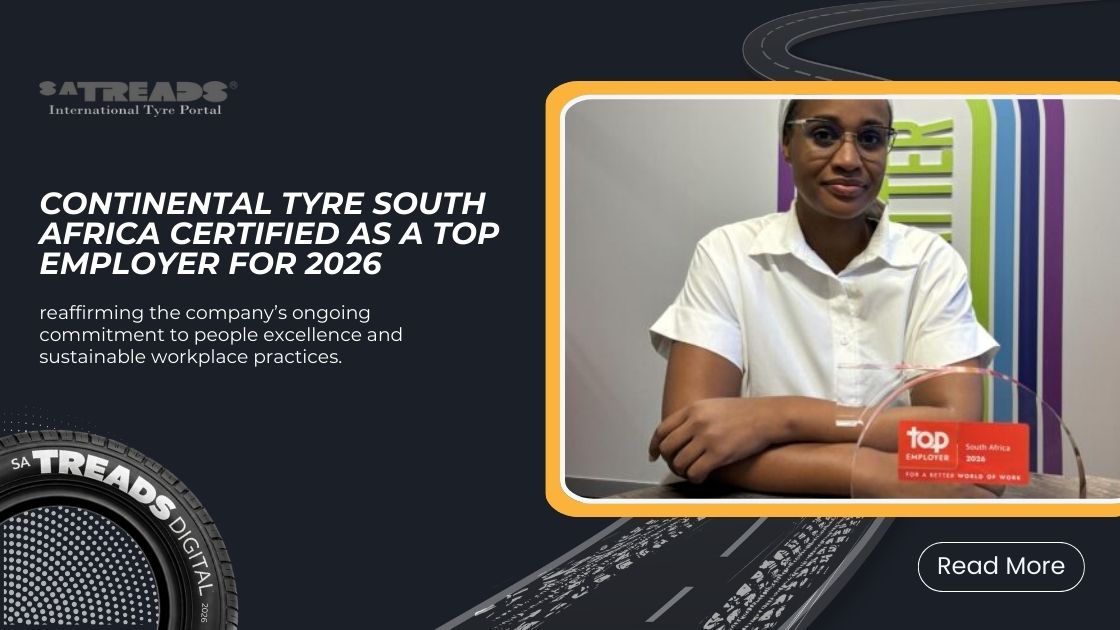 Continental Tyre South Africa Certified as a Top Employer for 2026