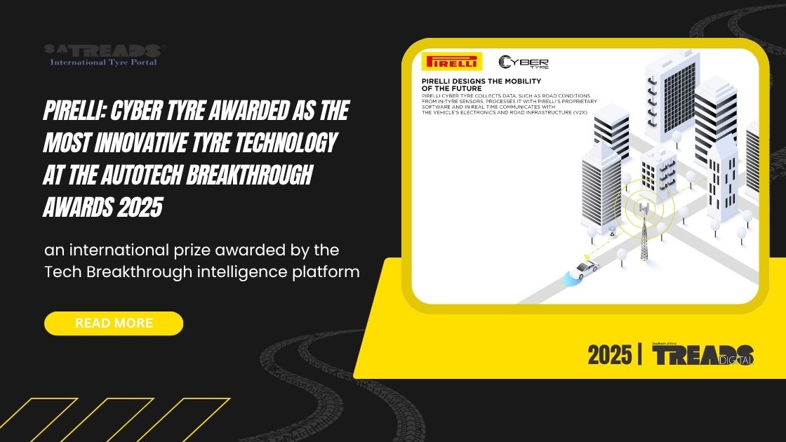 PIRELLI: CYBER TYRE AWARDED AS THE MOST INNOVATIVE TYRE TECHNOLOGY AT THE AUTOTECH BREAKTHROUGH AWARDS 2025