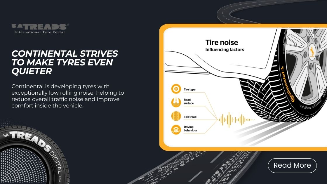 Continental Strives to Make Tyres Even Quieter