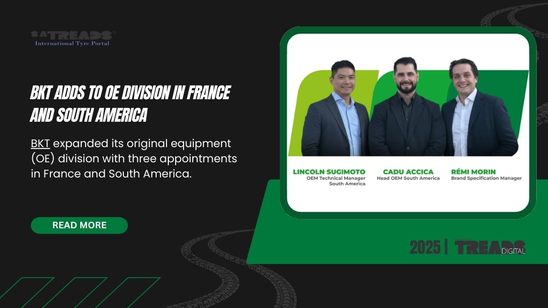 BKT Adds to OE Division in France and South America