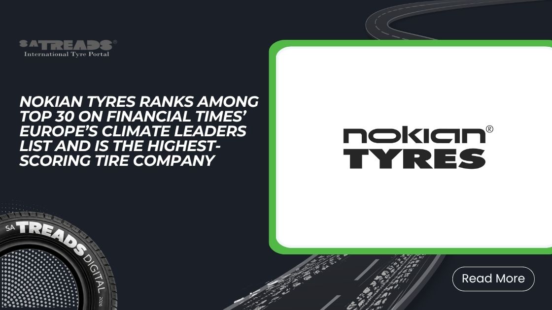 Nokian Tyres ranks among Top 30 on Financial Times’ Europe’s Climate Leaders list and is the highest-scoring tire company