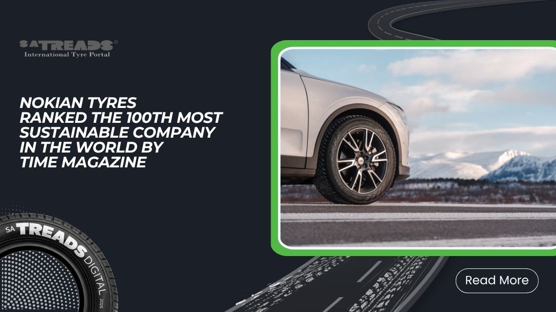 Nokian Tyres ranked the 100th most sustainable company in the world by TIME Magazine