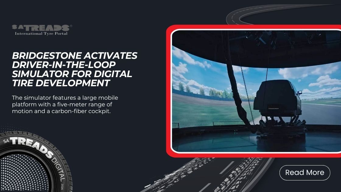 Bridgestone Activates Driver-in-the-Loop Simulator for Digital Tire Development