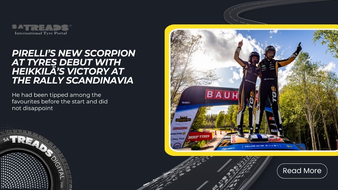 PIRELLI’S NEW SCORPION AT TYRES DEBUT WITH HEIKKILÄ’S VICTORY AT THE RALLY SCANDINAVIA
