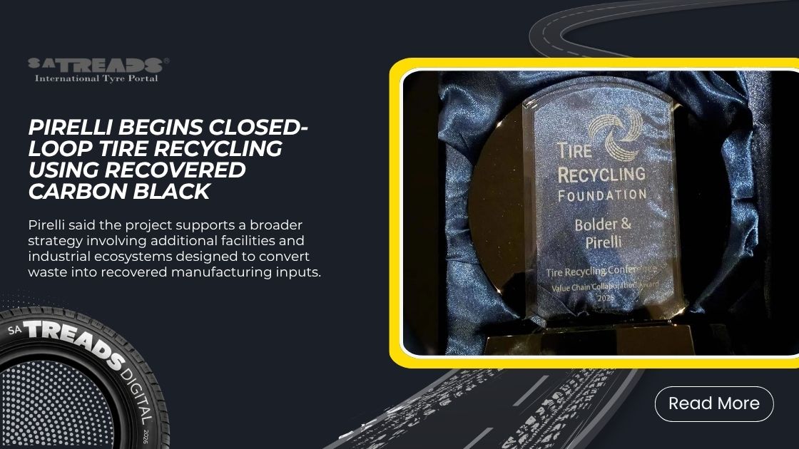 Pirelli Begins Closed-Loop Tire Recycling Using Recovered Carbon Black