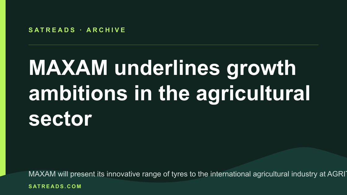 MAXAM underlines growth ambitions in the agricultural sector